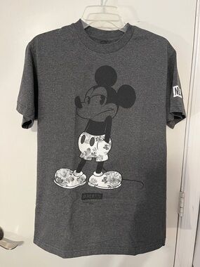 NEFF Disney, gray short sleeve, Mickey Mouse T-shirt, men’s medium